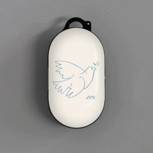 [명화 갤럭시 버즈/버즈+/버즈라이브 케이스][파블로 피카소] 평화의 비둘기